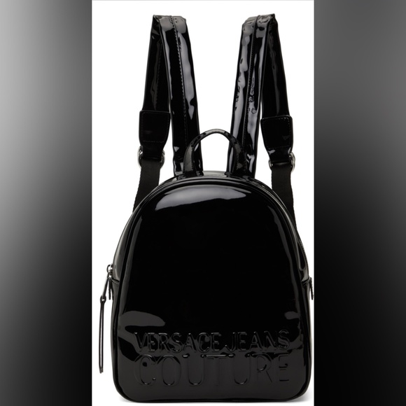 VERSACE JEANS COUTURE Patten Leather Mini Backpack - Picture 7 of 8